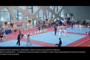 Piotr Adamczyk o zawodach w karate - reklama pożyczki gotówkowej w eurobanku