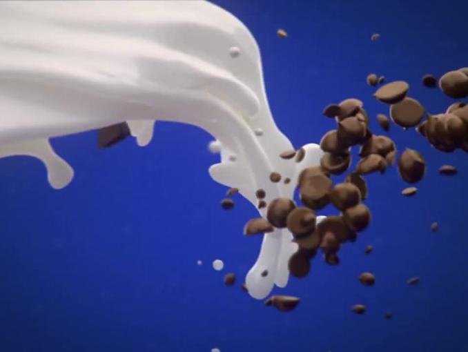 Jogurt Fantasia z czekoladą Wedel - reklama