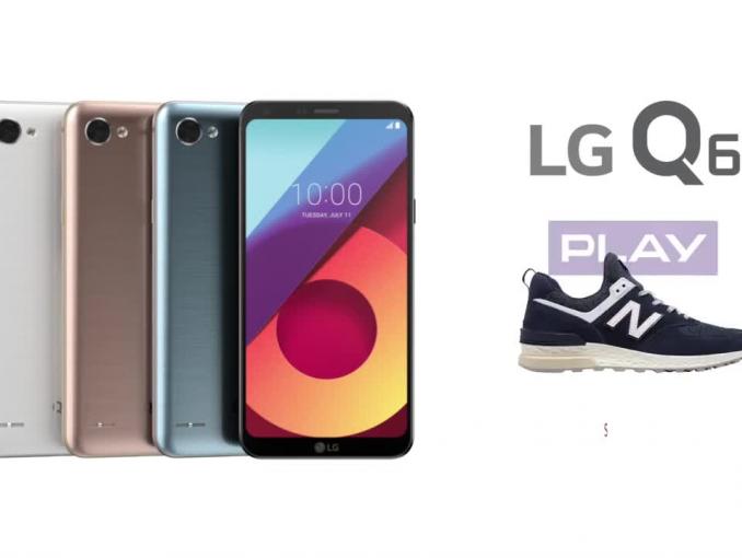 LG Q6 z butami New Balance promowany w sieci Play