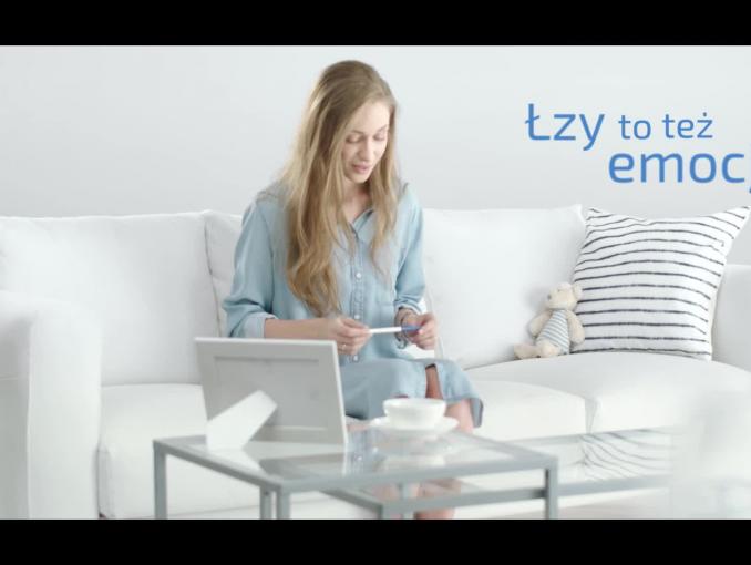 Cationorm w reklamie „nawilża oczy jak prawdziwe łzy”