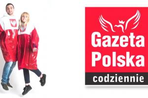 "Gazeta Polska Codziennie" z biało-czerwoną peleryną