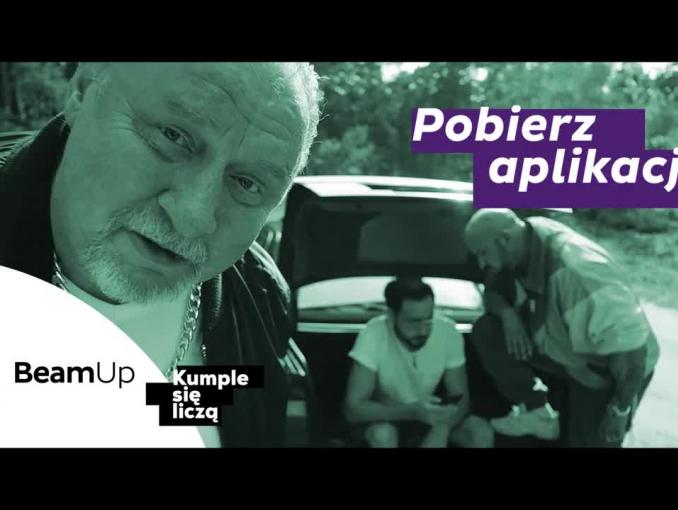"Rodzina Oddano" - Grabowski i Oświeciński reklamują aplikacje BeamUp