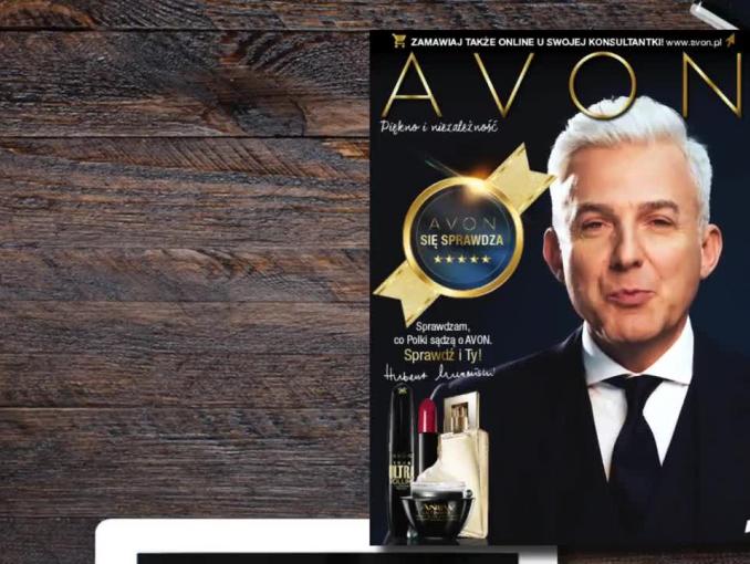 Hubert Urbański w kampanii reklamowej Avon