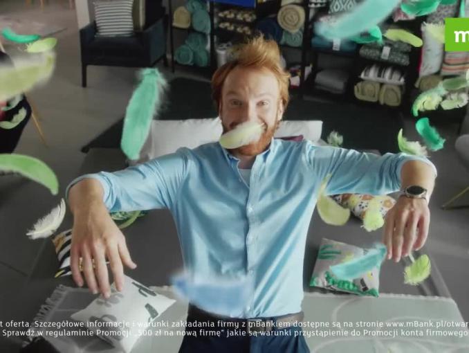Zakladanie firmy reklamuje mBank
