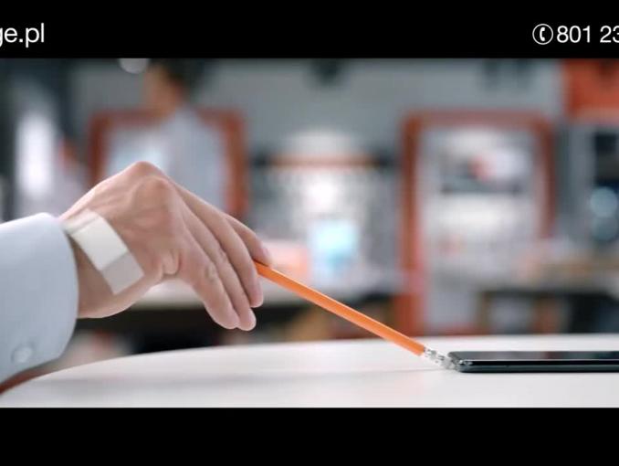 "Drapnij okazję" w reklamie Orange dla firm