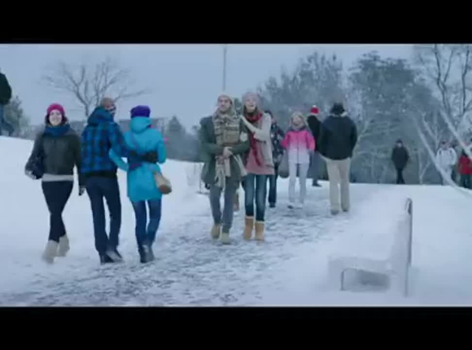 zimowa reklama T-Mobile