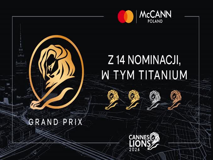 Historyczny sukces Mastercard i McCANN Poland w Cannes Lions 2024 (materiał reklamowy)