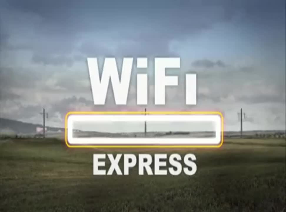 ING Bank Slaski - reklama przelewów w WiFi Expressie