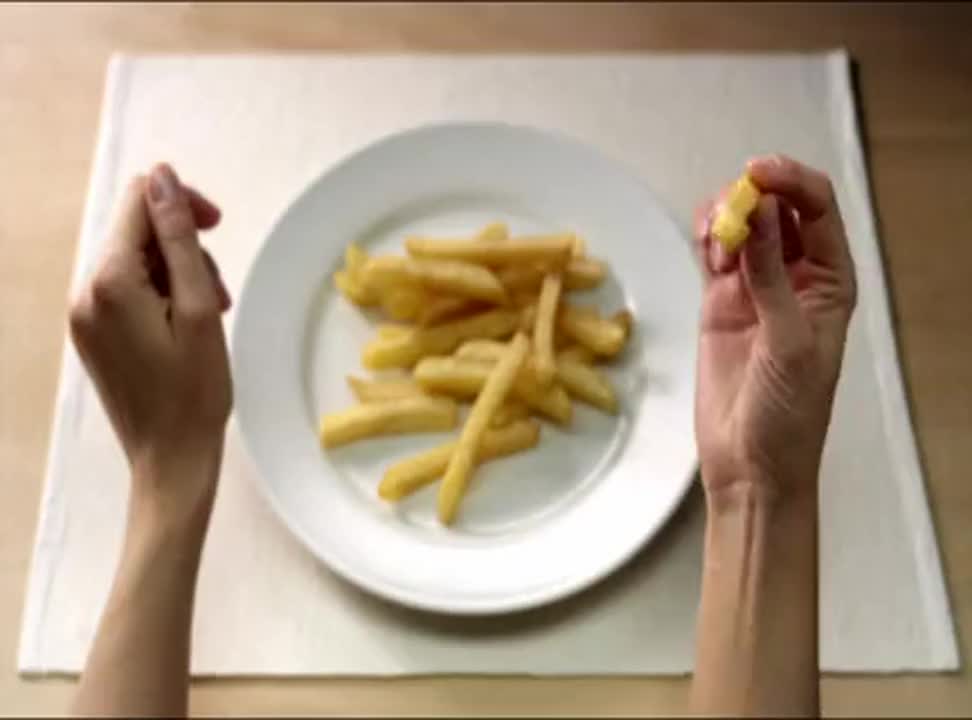 ketchup Kotlin - reklama z frytkami