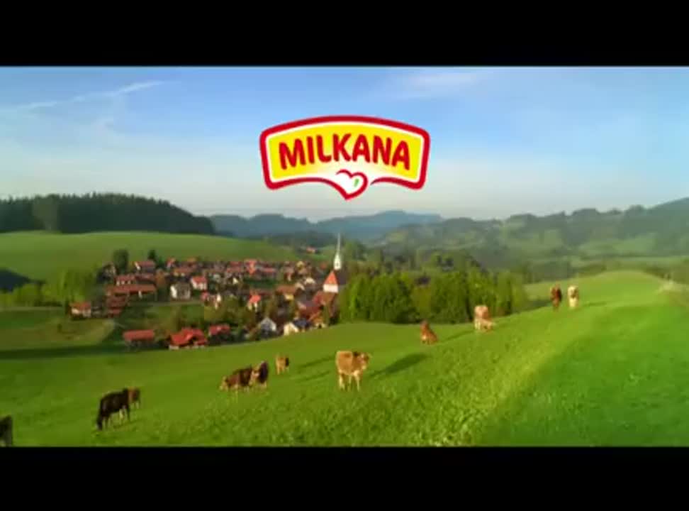 reklama serów topionych Milkana