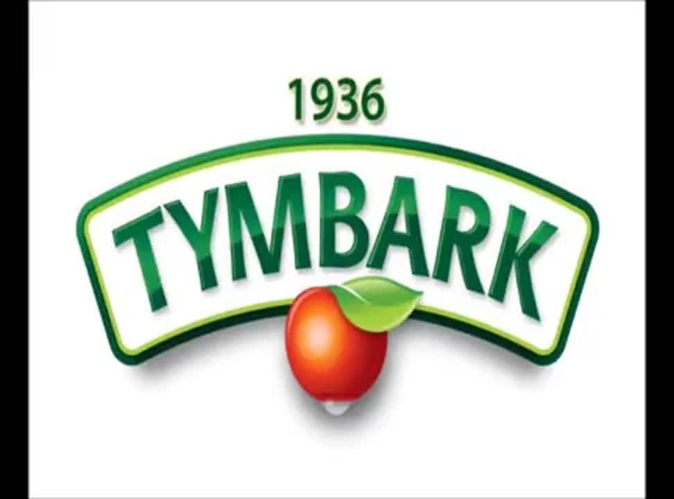Tymbark reklamuje szklankę soku do śniadania