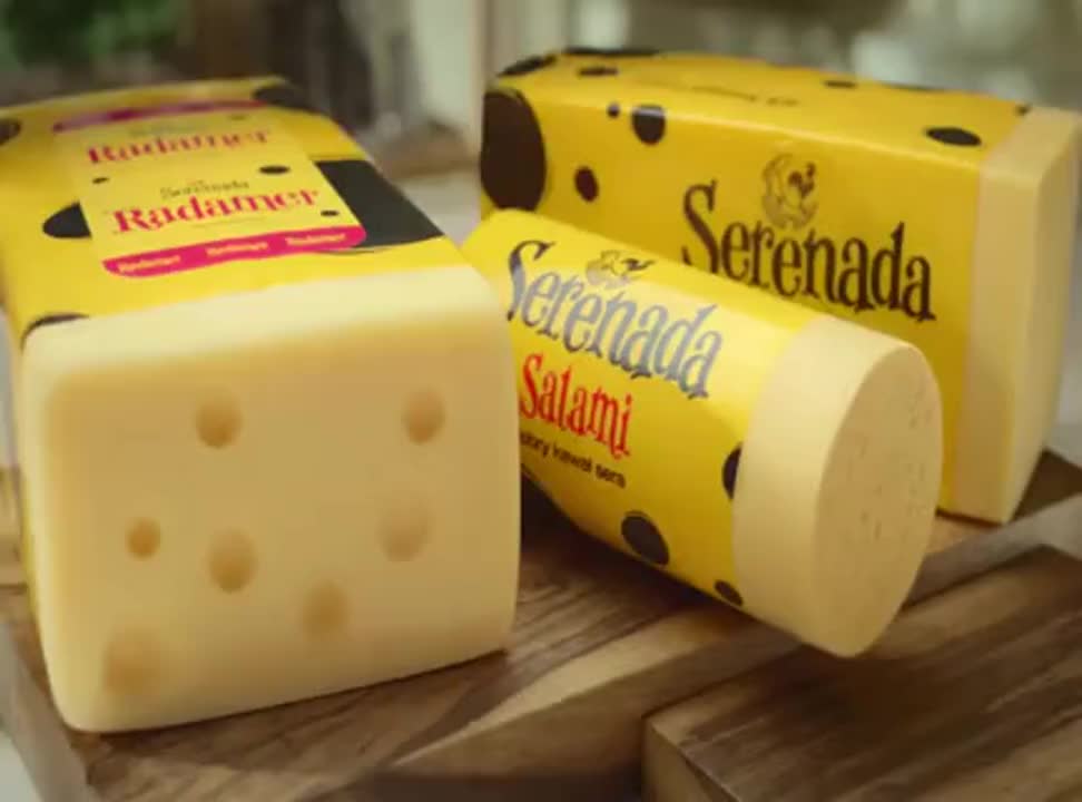 Uczta już się kroi - reklamai serów Serenada 