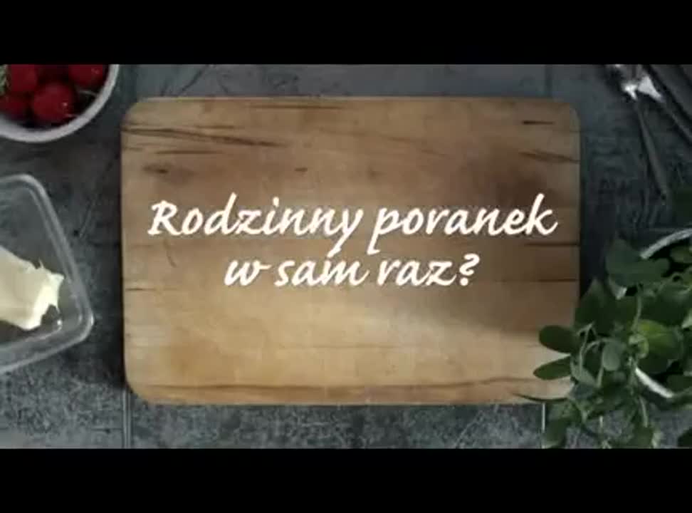 Rodzinne śniadanie w reklamie sklepów Kaufland