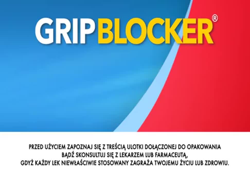 Filmowy zmiastun reklamuje Gripblocker Express