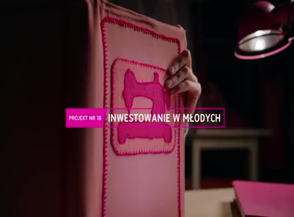Inwestowanie w młodych - reklama Unii Europejskiej