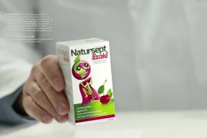 Natursept - reklama lizaków na kaszel