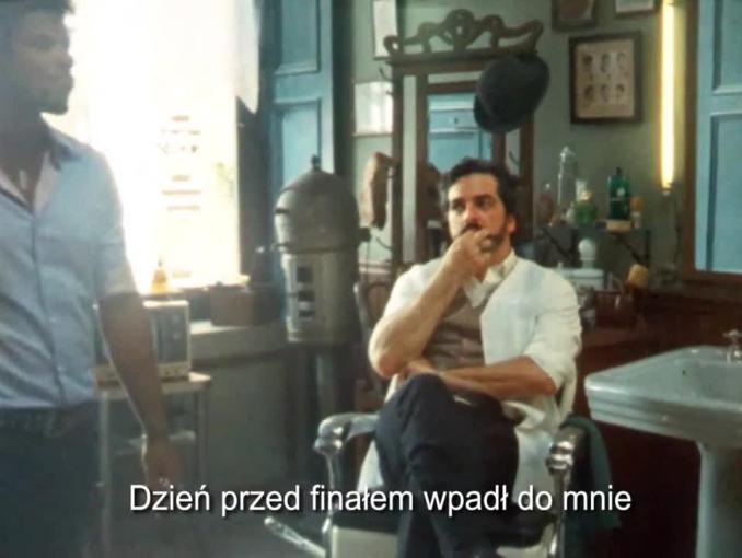 Leszek Chmielewski inspiruje brazylijską fryzurę - spot piwa Lech