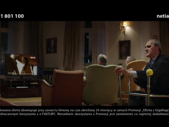 To co ten o tamtym - dialog staruszków w reklamie GigaNagrywarki w Netii