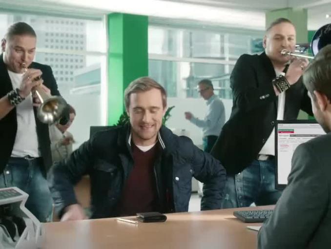 Bracia Golcowie reklamują BZ WBK