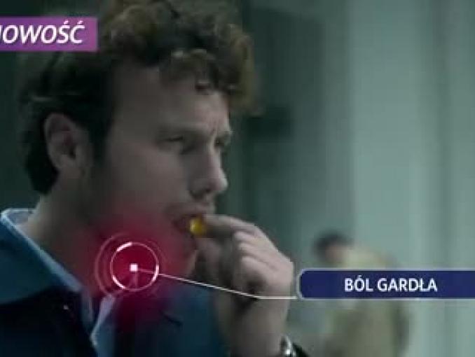 Inovox Express reklamowany jako "express na ból gardła"