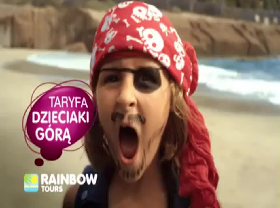 Dzieciaki gorą - reklama Rainbow Tours