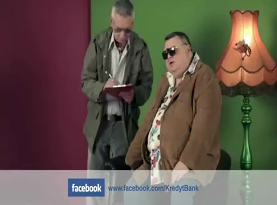 Kredyt Bank - druga reklama z Mannem i Materną