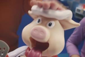 Goliath Polska reklamuje grę "Piggy Pop"