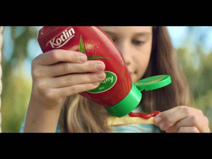 „I love ketchup” - reklama ketchupu Kotlin