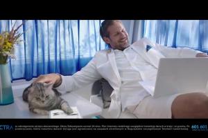 Vectra reklamuje internet mobilny dla kota