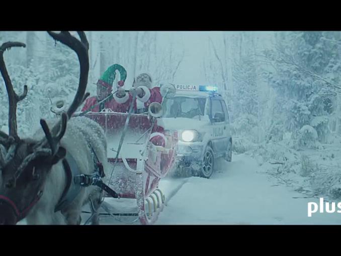 Dharni z Szymonem Majewski jako Świętym Mikołajem reklamują 2x więcej Internetu LTE w Plusie Mix