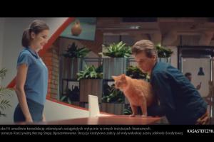 Odchudzanie kotów reklamuje Pożyczkę Fit w Kasie Stefczyka
