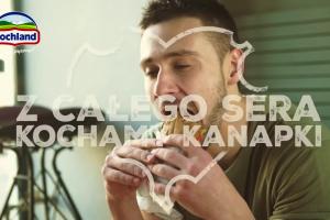 Ser żółty Hochland reklamowany do kanapek