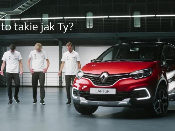 Stoch, Żyła, Kubacki i Kot reklamują personalizację w autach Renault