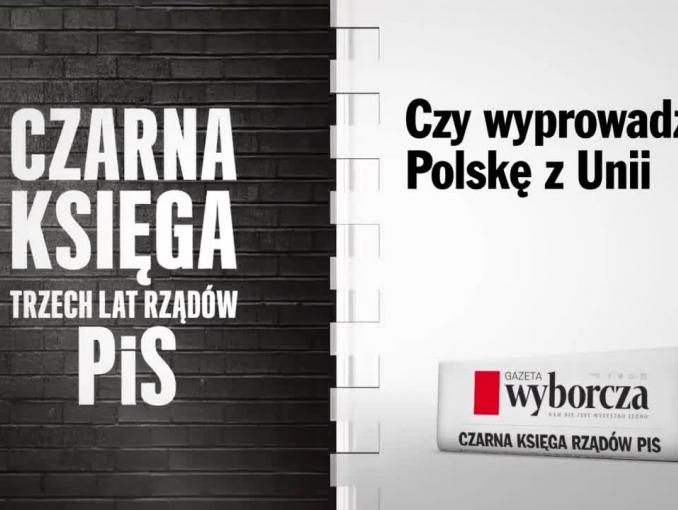 "Gazeta Wyborcza" z "czarną księgą rządów PiS"