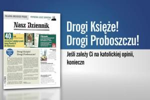 "Nasz Dziennik" apeluje do księży o prenumeratę