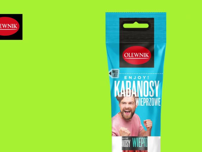 Olewnik reklamuje kabanosy Enjoy