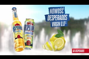 Bezalkoholowy Desperados Virgin 0.0% - reklama 