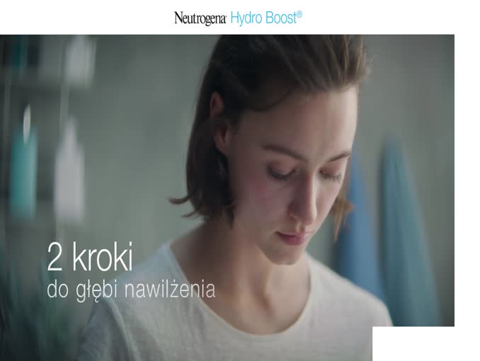 "Dotknij Głębi Nawilżenia"  - reklama Neutrogeny