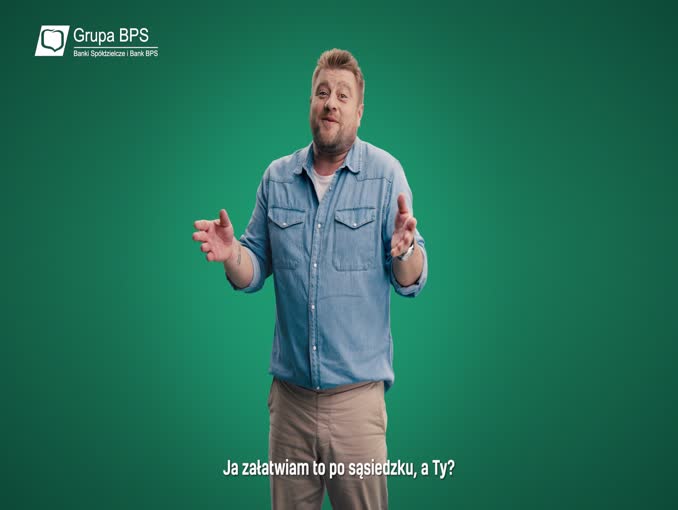 Tomasz Jakubiak w kampanii wizerunkowej Zrzeszenia BPS