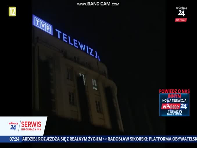 Telewizja wPolsce24 zapowiada film o przejęciu TVP