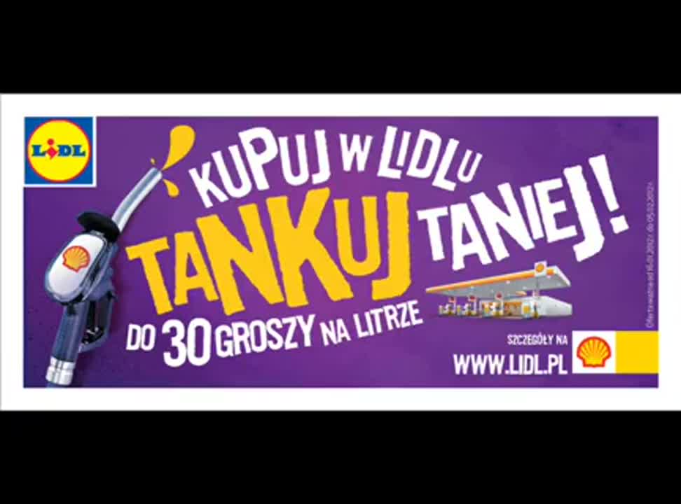 Lidl - reklama promocji z Shell