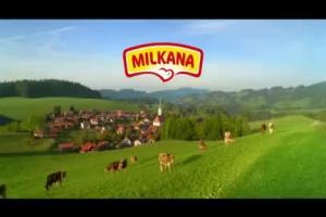 reklama serów topionych Milkana