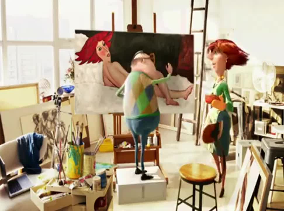 Henio jako malarz w nowej reklamie Tesco
