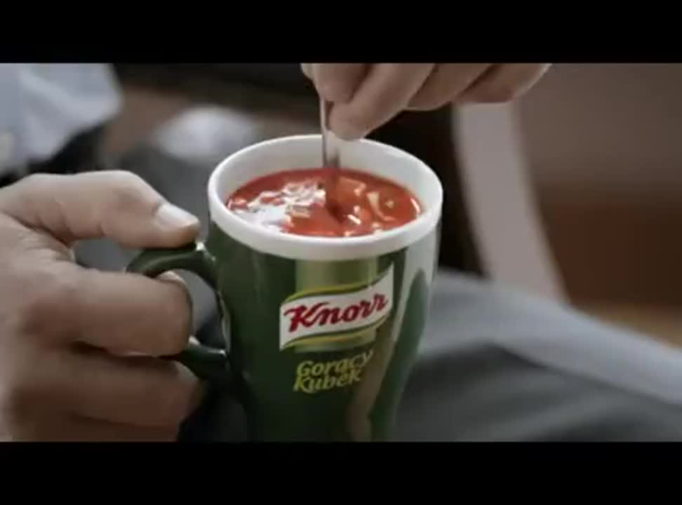 Gorący Kubek Knorr - reklama Uważaj! Poczujesz się jak w domu 