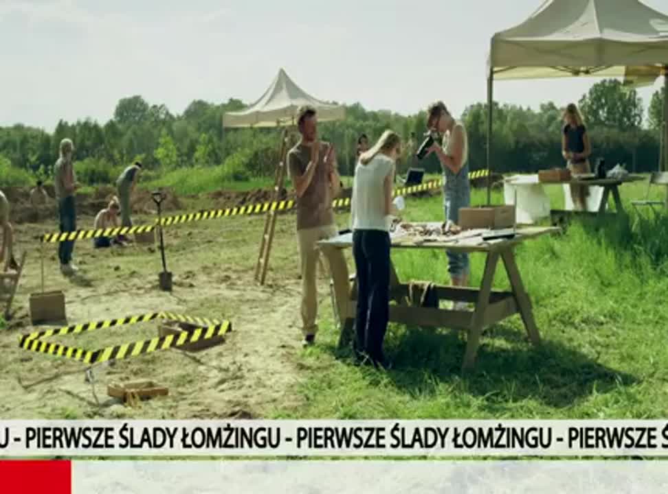 Łomżing w wersji archeologicznej reklamuje piwo Łomża