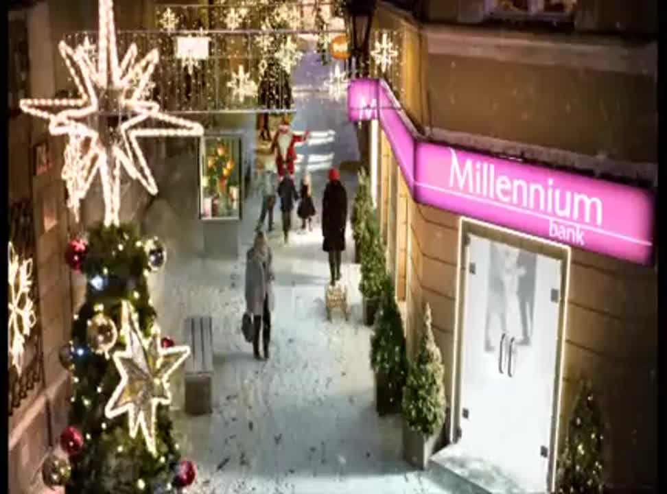 Świąteczna kampania Pożyczki Gotówkowej Banku Millennium 