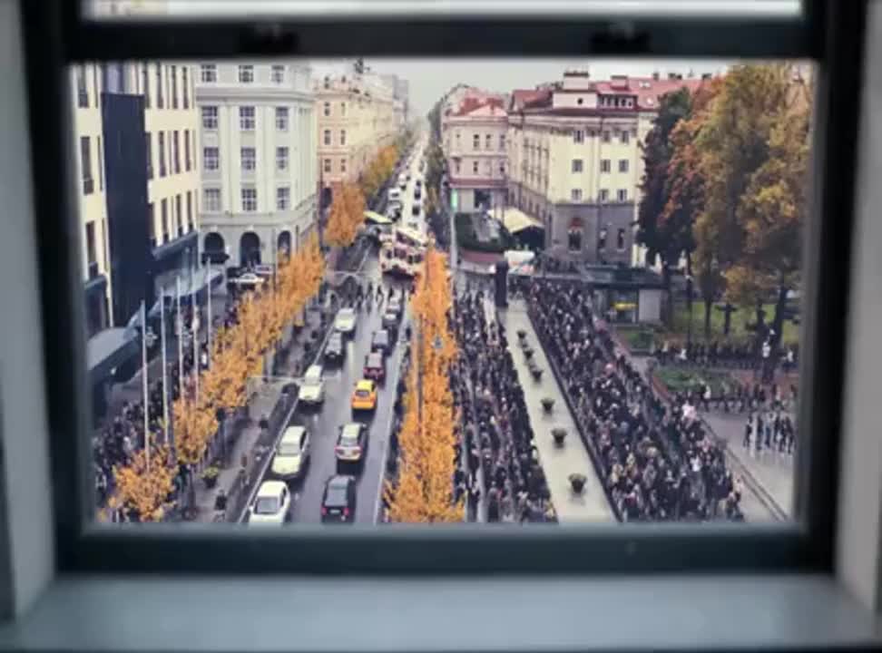Bąbelki na ulicach - reklama czekolady Milka Bubbly