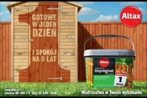 Wesoły Romek reklamuje preparaty Altax