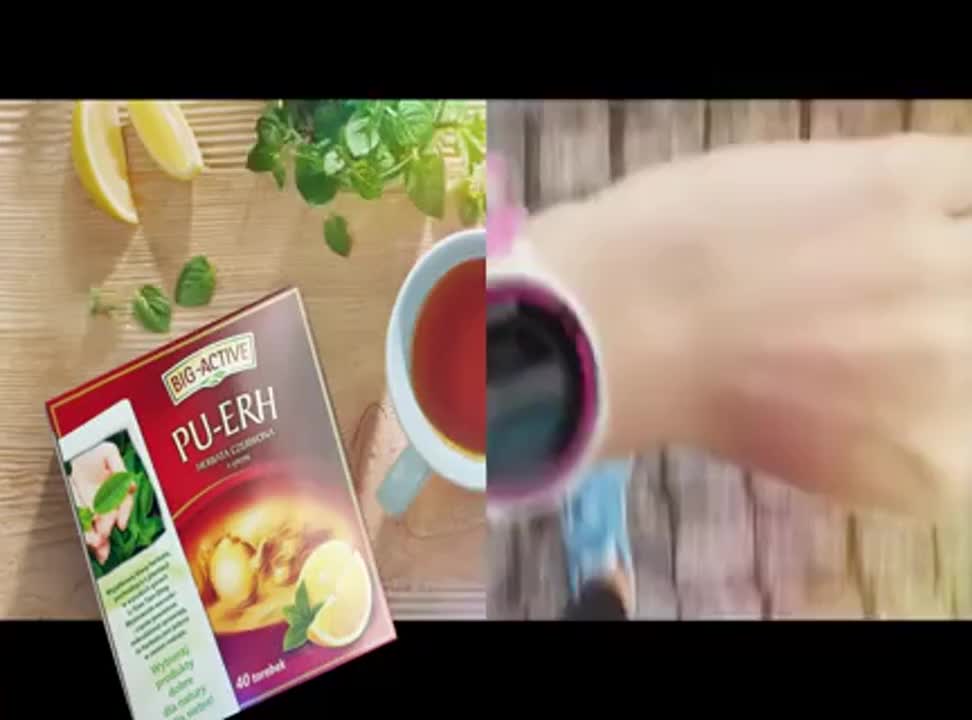 Herbata Big-Active reklamowana jako „dopełnienie” 