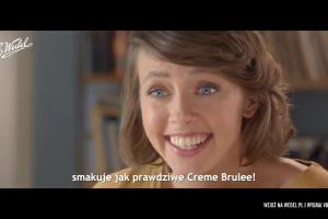 Europejskie desery E.Wedel reklamowane obcojęzycznie